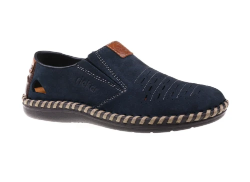 Półbuty Rieker B2457-14 blue_5407