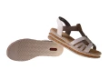 Sandały Rieker 62918-62 beige combination_6781