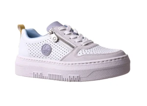 Sneakersy Rieker M1905-80 white combination
