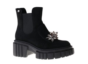 Botki Maciejka 2857J-05/00-8 czarny zamsz