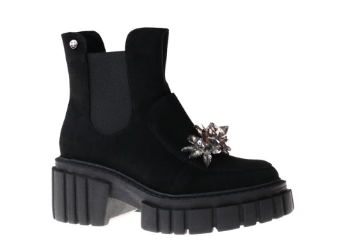 Botki Maciejka 2857J-05/00-8 czarny zamsz_7138
