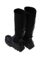 Czarne kozaki damskie z elastyczną dzianiną Venezia 41 4305_7304