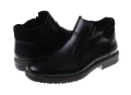 Czarne, sportowo eleganckie botki męskie Rieker 33151-00_7344