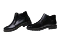 Czarne, sportowo eleganckie botki męskie Rieker 33151-00_7345