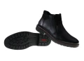 Czarne, sportowo eleganckie botki męskie Rieker 33151-00_7347