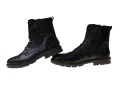 Czarne stylowe trzewiki męskie Rieker 32133-00_7357