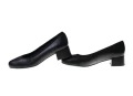 Czarne czółenka na niskim obcasie Ryłko 3L200_T_ _UZ6_7441