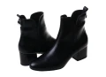 Czarne botki damskie na niskim obcasie Ryłko 5VY70_T_ _8V_7452