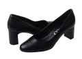Czarne czółenka na słupkowym obcasie Ryłko 6Y200_7458