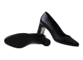 Czarne czółenka na słupkowym obcasie Ryłko 6Y200_7461