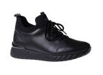 Sportowe półbuty damskie na płaskie podeszwie Remonte D5977-01 czarny