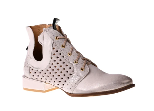 Ażurowe trzewiki damskie Maciejka 05541-25/00-5 złoty_7698