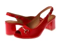 Sandały damskie na słupkowy obcasie Maciejka 06569-08/00-5 czerwony_7783