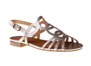 Płaskie sandały damskie Maciejka 06656-25/00-5 złoty