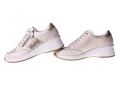 Sneakersy damskie na lekkiej podeszwie Rieker N4344-60 beige_7826