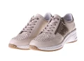 Sneakersy damskie na lekkiej podeszwie Rieker N4344-60 beige_7829