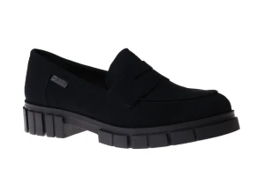 Czarne mokasyny damskie Nessi 23553