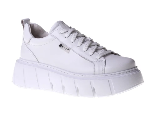 Białe sneakersy na grubej podeszwie Nessi 24690_8004