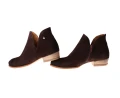 Botki damskie Maciejka na niskim obcasie czekoladowy brąz 04091-79/00-5_8259