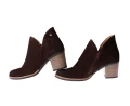 Botki damskie na obcasie Maciejka 04492-100/00-5 czekoladowy brąz_8265