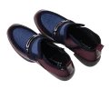 Dwukolorowe botki Maciejka A6747-23/00-8 bordo + granat_8296