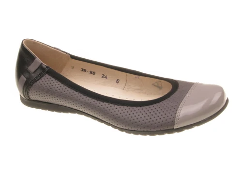 Baleriny Lesta 3998 popiel_1854