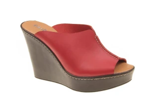 Klapki Eksbut 45-3584-D15 czerwony